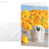 Gul Lykønskningskort & Invitationskort Sigel 10 Grußkarten Ranunculus