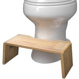 Brun Pottetræning Squatty Potty Folding Bamboo Oslo Toilet Stool Brown