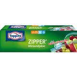 Toppits Grøn Køkkentilbehør Toppits ZIPPER 1L 12st DFP Plastpose & Folie