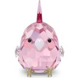 Swarovski Dekorationsfigurer Swarovski Kristall Figuren All you Need are Birds Pinkfarbener Dekorationsfigur