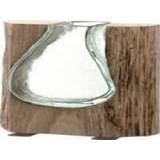 Leonardo Brun Brugskunst Leonardo Square-shaped Glas.. Vase