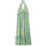 32 - Grøn - Polyester Kjoler Mango Open Back Printed Dress