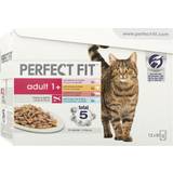 Perfect Fit Katte Kæledyr Perfect Fit Adult 1+ Mixed Meaty Selection in Sauce 12x85g