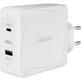 LogiLink Oplader Batterier & Opladere LogiLink PA0281 100W GaN USB-oplader