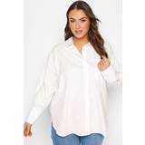 Yours Dame Overdele Yours Oversized Poplin Shirt