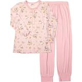 Børnetøj Joha Bambus Pink AOP Pyjamas