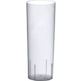Papstar Plastikkrus Papstar 10 Mehrweg-Trinkbecher Gläser für Longdrinks 0,3 l