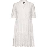 Y.A.S L Kjoler Y.A.S Holi Short Dress - Star White