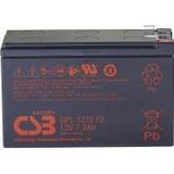 Batterier 12v 7.2 ah CSB Battery GPL 1272 Blybatteri 12 V 7.2 Ah
