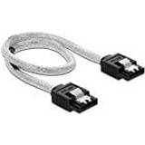 SATA-kabel - Transparent Kabler DeLock Seriel ATA-kabel 30cm 0.3m