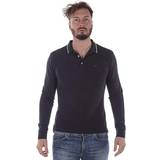 Emporio Armani Long Sleeved Tipped Polo Shirt