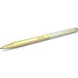 Swarovski Hobbyartikler Swarovski Crystalline ballpoint pen, Octagon shape, Gold tone, Gold-tone plated