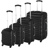 Beige Kuffertsæt tectake Lightweight Hard Shell Suitcase - 4 stk.