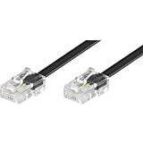 Basetech Sort Kabler Basetech ISDN Cable [1x RJ45 8p4c plug RJ45 8p4c plug] 15.00