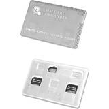 4smarts Hvid Mobiletuier 4smarts SIM Card Organiser Simkort Adapter Micro Sim Nano Sim Hvid