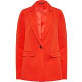 Dame - Orange Blazere LTS Tall Scuba Crepe Blazer