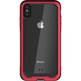 Ghostek Mobiltilbehør Ghostek iPhone XS Max Clear Case for Apple iPhone X XR XS Atomic Slim Red