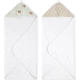 Aden + Anais Pleje & Badning Aden + Anais Baby 2-Pk. Essential Hooded Towels Tan
