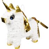 Hvid Festartikler Boland Mini Pinata Unicorn