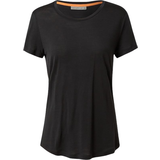 32 - Ballonærmer - Dame Overdele Icebreaker Merino Sphere II Short Sleeve Scoop T-shirt - Black