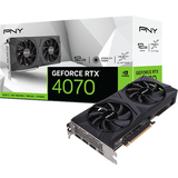 Nvidia Geforce Grafikkort på tilbud PNY GeForce RTX 4070 Verto Dual HDMI 3 xDP 12GB