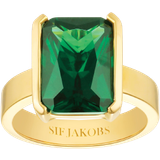 Sif Jakobs Grøn Ringe Sif Jakobs Roccanova Grande Ring - Gold/Green