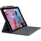 Logitech Mekanisk - Tablet tastaturer Logitech Slim Folio (Nordic)