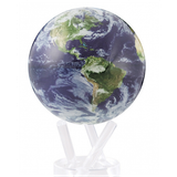 Acryl - Blå Dekorationer Mova Satellite View with Cloud Cover Globus 15.2cm