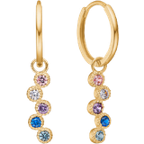 Mads Z Smykker Mads Z Dido Color Earrings - Gold/Multicoloured