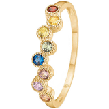Kubisk Zirkon Ringe Mads Z Dido Colour Ring - Gold/Multicolour