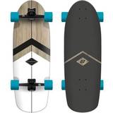 Grå Longboards Hydroponic Rounded Komplet Surfskate Classic 3.0 White Hvid