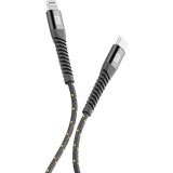 Cellularline Sort Kabler Cellularline Tetra Force 1.20 m, USB