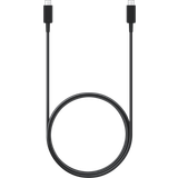 Sort - USB-kabel Kabler Samsung 5A USB C 2.0 - USB C 2.0 M-M 1.8m