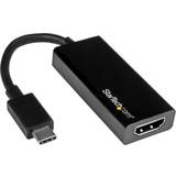 High Speed (4K) - Hvid Kabler StarTech USB C - HDMI 30Hz M-F Adapter 0.1m