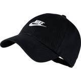 Nike Kasketter Nike Sportswear Heritage86 Futura Washed Cap - Black/Black/White