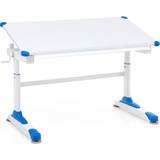 Blå Skrivebord Børneværelse Wohnling Børneskrivebord med justerbar højde