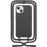 Woodcessories Plast Mobiltilbehør Woodcessories iPhone 13 Mini Change Cover m. Strop 100% Plantebaseret Sort