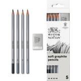 Grå Farveblyanter Winsor & Newton Studio Collection Graphite Pencil Set Soft 5-Pieces