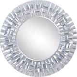 Plast Spejle BigBuy Home 118 Krystal Polyuretan Vægspejl