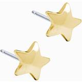 Blomdahl Guldbelagt Øreringe Blomdahl Star Earrings - Gold/Silver