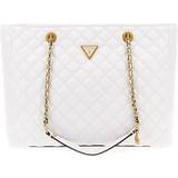 Guess Hvid Tasker Guess Giully Quilted Shopper - White
