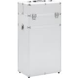 Sølv Beauty Cases vidaXL Make-up Trolley Aluminium Case Cosmetic Suitcase