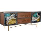 Gul TV-borde Dkd Home Decor furniture Crystal Metal 140 TV Bench