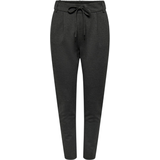 Løs - Nylon Bukser & Shorts Only Plain Pants - Dark Gray Melange
