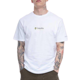 44 - Oversized Overdele Columbia CSC Basic Logo Short Sleeve T-shirt - White