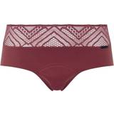 Menstruationstrusse - Microfiber Trusser Chantelle Hipster Lace Period Pants - Fig