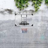 Basketball plade vidaXL basketballkurv med plade 90x60x2,5 cm polycarbonat transparent