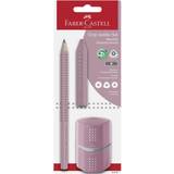 Pink Blyanter Faber-Castell Jumbo Grip Pencil Twin Sharpener Rose Shadow