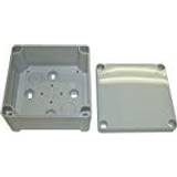 Elektronikskabe Fibox TA 111107 Wall-mount enclosure 110 x 110 x 65 Acrylonitrile butadiene styrene Grey-white RAL 7035 1 pcs