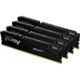 16 GB - 64 GB - DDR5 RAM Kingston Fury Beast Black DDR5 5200MHz 4x16GB ECC (KF552C40BBK4-64)